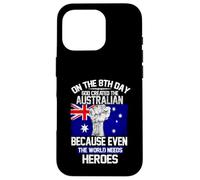 on The Eighth Day God Created The Australian Pride Heroes Coque pour iPhone 16 Pro