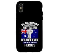 on The Eighth Day God Created The Australian Pride Heroes Coque pour iPhone X/XS