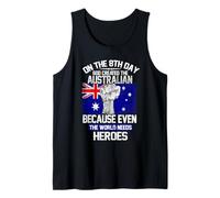 on The Eighth Day God Created The Australian Pride Heroes Débardeur