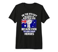 on The Eighth Day God Created The Australian Pride Heroes T-Shirt Haut de Gamme