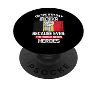 on The Eighth Day God Created The Belgian Pride Heroes PopSockets PopGrip Adhésif