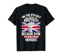 on The Eighth Day God Created The British Pride Heroes T-Shirt