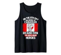 on The Eighth Day God Created The Canadian Pride Heroes Débardeur