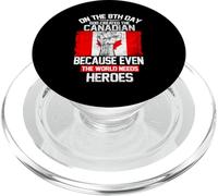 on The Eighth Day God Created The Canadian Pride Heroes PopSockets PopGrip pour MagSafe