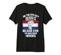 on The Eighth Day God Created The Dutch Heroes Holland T-Shirt Haut de Gamme