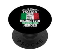 on The Eighth Day God Created The Italian Pride Heroes PopSockets PopGrip Adhésif