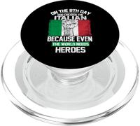 on The Eighth Day God Created The Italian Pride Heroes PopSockets PopGrip pour MagSafe