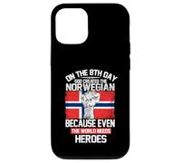 on The Eighth Day God Created The Norwegian Pride Heroes Coque pour iPhone 12/12 Pro