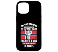 on The Eighth Day God Created The Norwegian Pride Heroes Coque pour iPhone 15