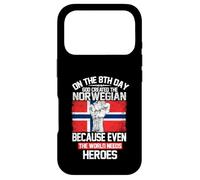on The Eighth Day God Created The Norwegian Pride Heroes Coque pour iPhone 17 Pro