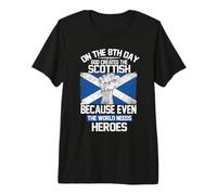 on The Eighth Day God Created The Scottish Pride Heroes T-Shirt Haut de Gamme