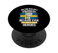 on The Eighth Day God Created The Swedish Pride Heroes PopSockets PopGrip Adhésif