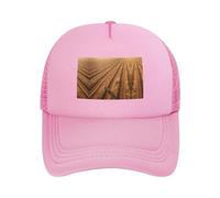 On The Field of Hope Casquette de baseball réglable en maille avec imprimé Noir Unisexe
