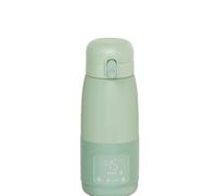 On The Go Chauffe-bouteille portable pour voyage, 20 heures de conservation de la chaleur, chauffage rapide, design d'isolation à 5 couches pour extérieur, voiture, avion (vert, 350 ml)