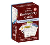 On-the-go Embroidery Cards Set 2: 60 More Stitches for Left & Right Handers, 3 Thread Organizers, 3 Take-along Card Rings, Instruction Booklet With Visual Index, 3" X 5" Cards