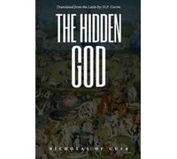 On The Hidden God Paperback Book By Nicholas Of Cusa