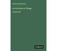 On the Nature of Things: in large print