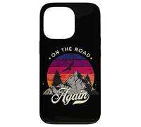 on The Road Again - Design Vintage avec Aventure Sauvage Coque pour iPhone 13 Pro