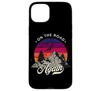 on The Road Again - Design Vintage avec Aventure Sauvage Coque pour iPhone 15 Plus