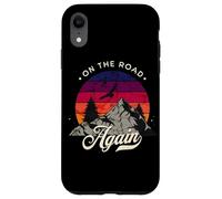 on The Road Again - Design Vintage avec Aventure Sauvage Coque pour iPhone XR