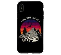 on The Road Again - Design Vintage avec Aventure Sauvage Coque pour iPhone XS Max
