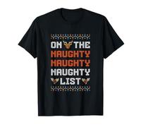 on The Very Naughty List Costume de Noël Amusant T-Shirt