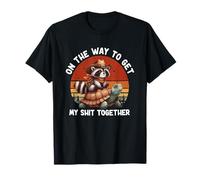 on the way to get my shit together raton laveur meme drôle T-Shirt