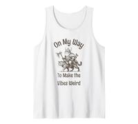 on The Way to Make The Vibes Weird. Viking Frog on Cat Débardeur