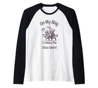 on The Way to Make The Vibes Weird. Viking Frog on Cat Manche Raglan