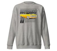 On Time Highway Adrenaline Pump Classic Cars Sweat-shirt unisexe pour adulte, Anthracite, M