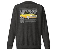 On Time Highway Adrenaline Pump Classic Cars Sweat-shirt unisexe pour adulte, Gris anthracite chiné, S