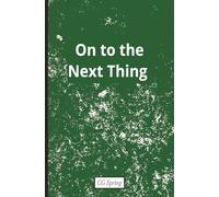 On to the Next Thing: Deep Green Marbled | Dot Grid 5 x 5 | 120 Pages | 5.25 x 8 Inches | Matte Cover | Paperback