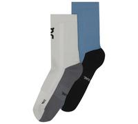 On - Trail Sock High 2-Pack - Chaussettes de randonnée - Unisex L - EU: 47-49 - glacier / dust