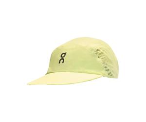 On - Visière courbée respirante de trail/running - Performance Cap Lemonade - Vert Vert