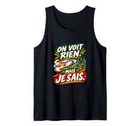 on Voit Rien mais Je Sais Humour Supporter Rugby Débardeur