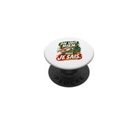 on Voit Rien mais Je Sais Humour Supporter Rugby PopSockets PopGrip Adhésif