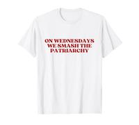 on Wednesdays We Smash The Patriarchy Women Rights Feminist T-Shirt