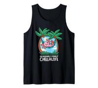 On Weekends I Usually Chillalotl - Drôle de refroidissement Axolotl Débardeur