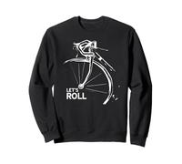 On y va à vélo citation motivation zen Sweatshirt