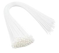 On1shelf® Attaches de câbles en nylon blanc naturel extra longues 920 mm x 4,8 mm (36 pouces), serre-câbles en nylon PA66 solides pour gros faisceaux, gestion des câbles, garage, atelier et usage