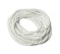 On1shelf® Gaine de câble spirale Blanc 6 mm (5 m)