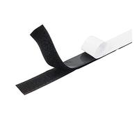 On1shelf Lot de bandes Velcro auto-adhésives double face Noir 3 cm à 1 m (16MMX1M)