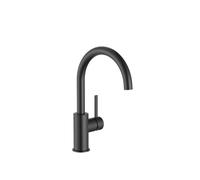 Ona mit lavabo “l” avec poignée latérale corps lisse noir mat - ROCA A5A4A9ENB0