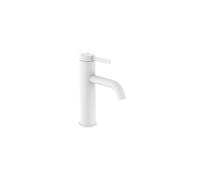 Ona mitigeur de lavabo monotrou corps lisse avec vidage clic-clac blanc mat - ROCA A5A3A9EB00