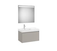 Ona Pack 1 Tiroir 800Mm Lavabo Gauche Gris Mat-Roca A851722510