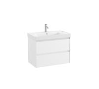 Ona Unik 2 Tiroirs 800Mm Centré Blanc Mat-Roca A851691509