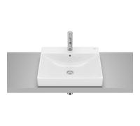Ona vasque à encastrer percée 1 trou 500x450 blanc brillant - ROCA A32768L000