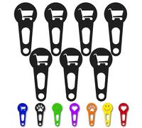 OnAir® jetons de chariot de courses, dispositif de déverrouillage de chariot de courses pour un retrait immédiat ; Porte-clés en forme de jeton de caddie (Panier, Noir, 100 pièces)