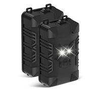 Onalix Anti Rongeur Voiture 12V, 2PCS Répulsif Ultrason Souris pour Voiture, Répulsif Silencieux avec Ultrasons 18-36kHz & LED Flash, 3 Modes d’Alimentation, Protège Moteur, Garage, Grenier