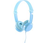 onanoff Travel Micro-casque supra-auriculaire filaire bleu pliable, micro-casque, limitation de volume pour enfants